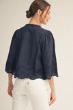 Navy Blues Blouse