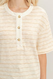 Soft Striped Henley
