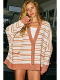 Striped Sweater Cardigan