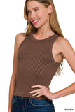 Ribbed Crop Tank