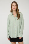 Luster Button Down