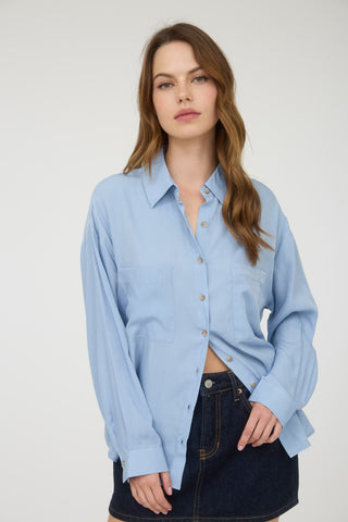 Luster Button Down