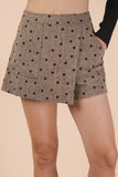 Noir Blossom Shorts