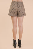 Noir Blossom Shorts