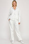 White Camo Sweatpants