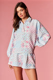 Pinky Quilted Set