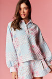Pinky Quilted Set