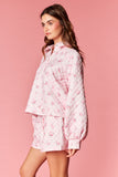 Pink Quilted Set