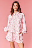 Pink Quilted Set