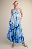 Aqua Bloom Jumpsuit