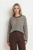 Easy Stripe Cardigan