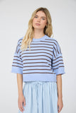 Striped Round Neck
