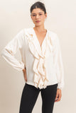 Sophia Ruffle Blouse