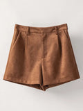 Suede Shorties