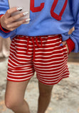 Striped Knit Shorts