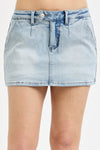 Light Wash Skort