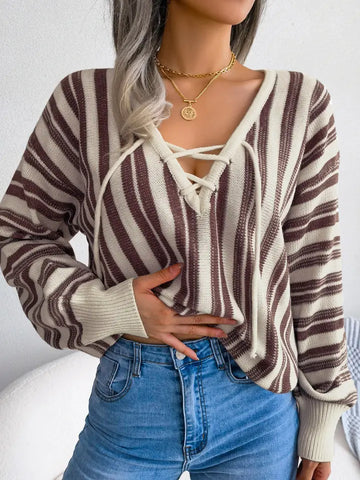 Mocha Lace Sweater