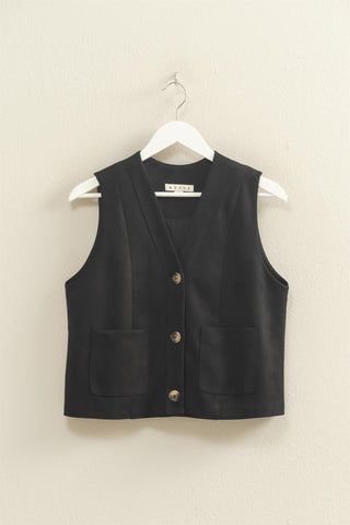 Suede Vest