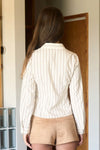Stripe Tie Top