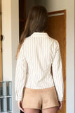 Stripe Tie Top