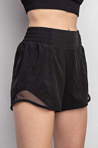 Active Shorts with Mesh