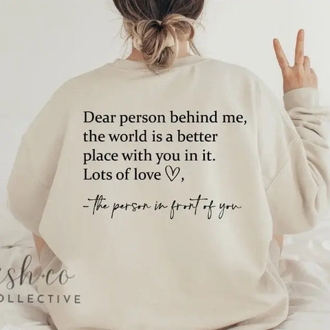 Dear Person Behind