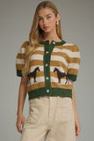 Horse Cardigan Top