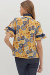 Golden Bloom Blouse