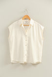 Whipped Satin Blouse