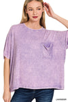Ribbed Acid Wash Top