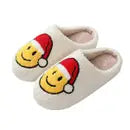 smiley santa slippers