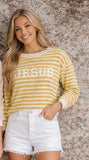 JESUS Striped Top