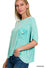 Ribbed Acid Wash Top